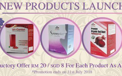 July New Products Launch Promotion