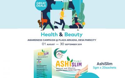 AshiSlim Exclusive Deal! Only Available @ Ascen Plus Pharmacy (01 Aug – 30 Sep 2019)
