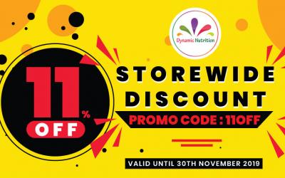 11% OFF For The Rest Of The 11th Month