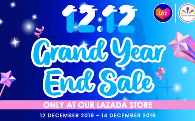 12.12 Grand Year End Sale only at our Lazada Store