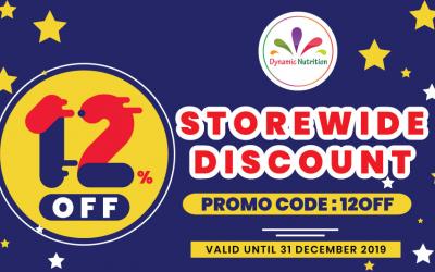 12% OFF For The Rest Of December 2019