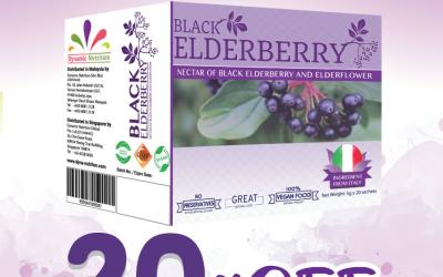20% Discount for Black Elderberry Juice