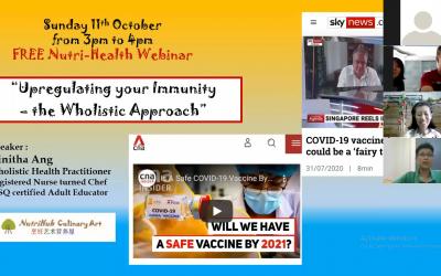 Video: Upregulating your Immunity – the Wholistic Approach