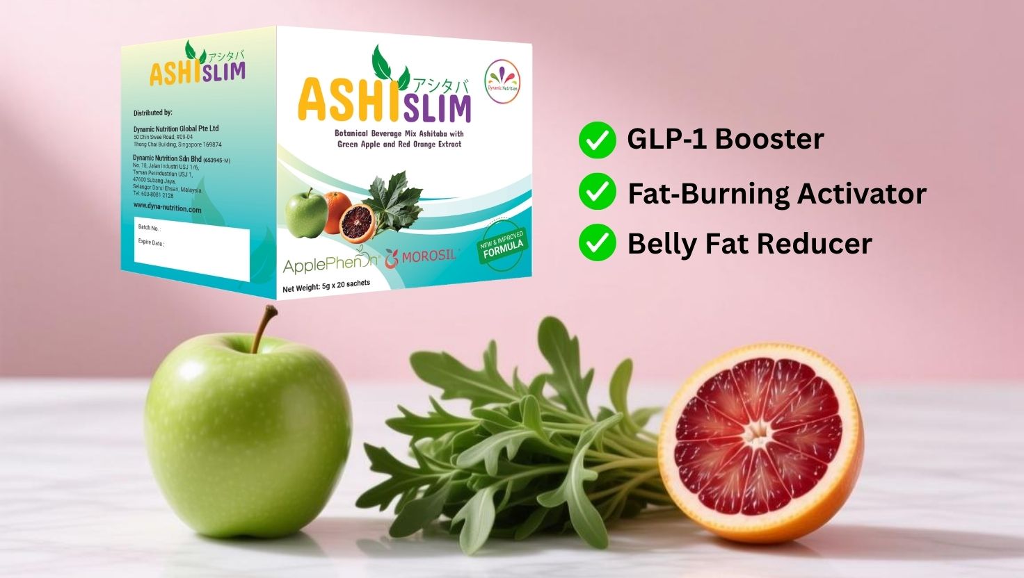 AshiSlim GLP-1 ingredients