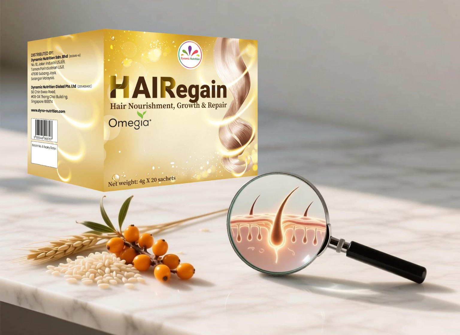 HAIRegain with Ingredients