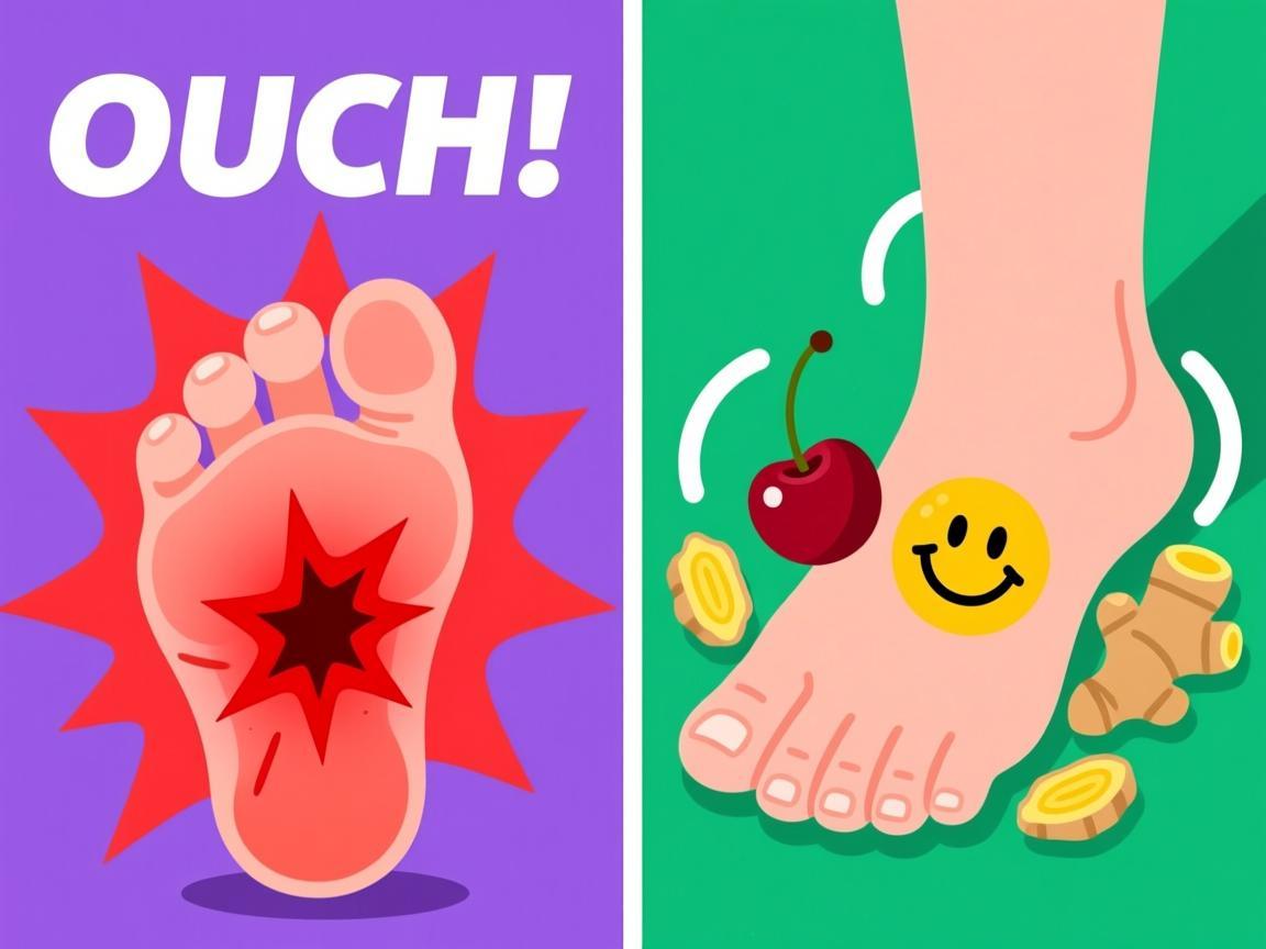 Gout pain and inflammation