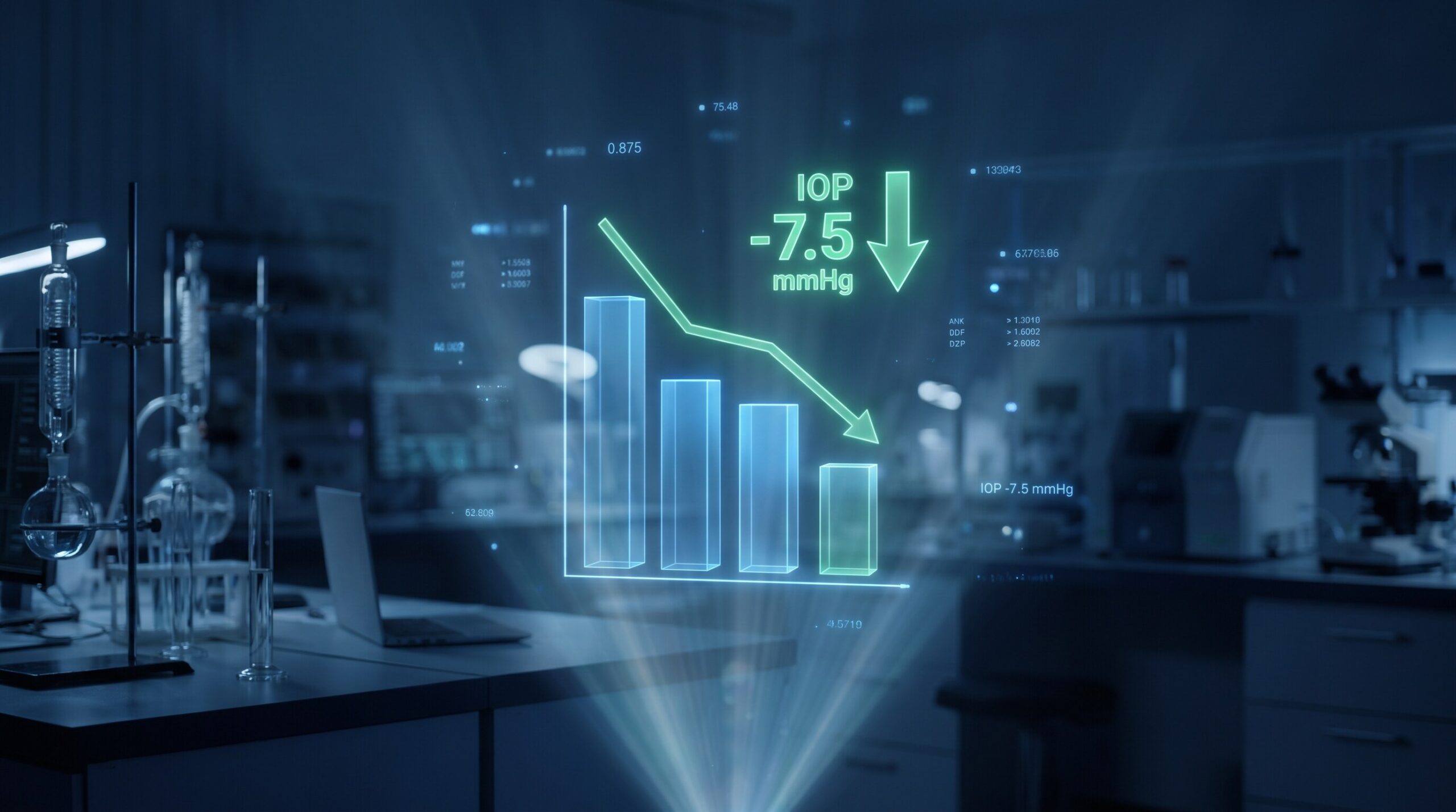 IOP reduction clinical data