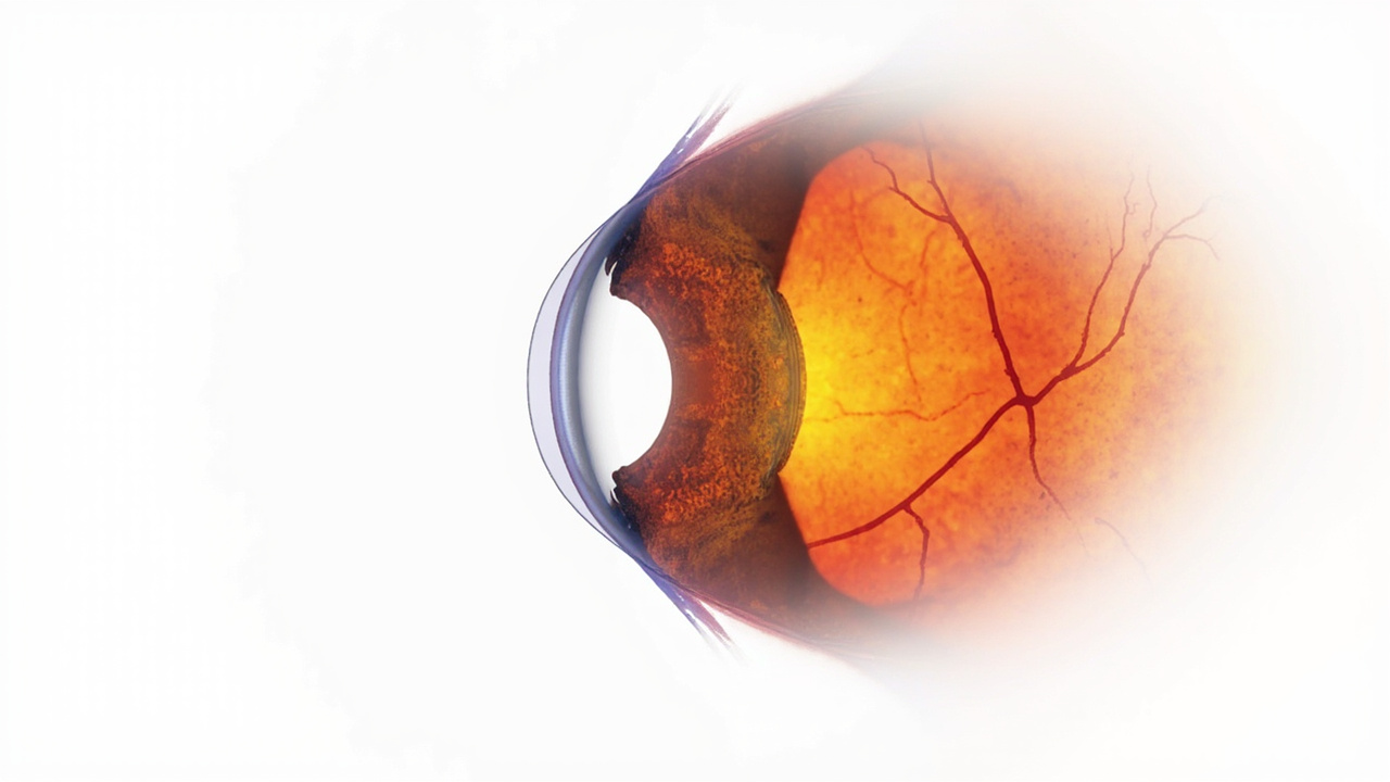 Keratan rentas retina manusia menunjukkan taburan karotenoid makula