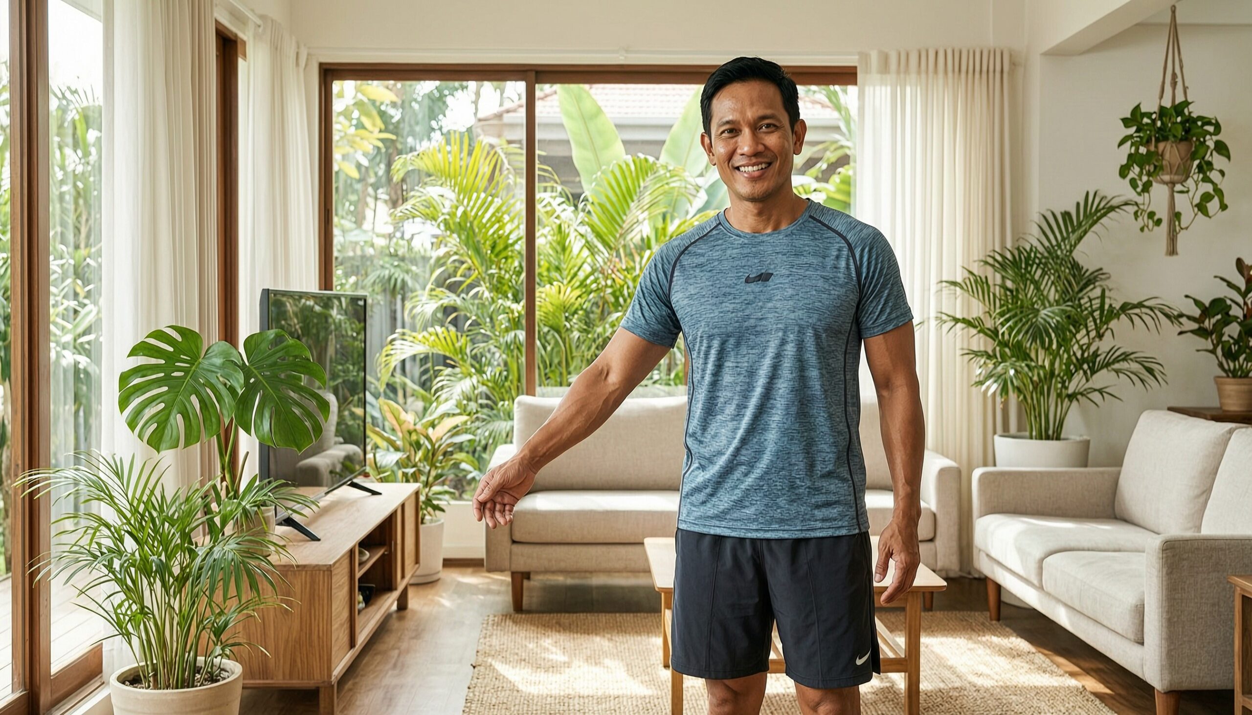 Men's morning vitality routine