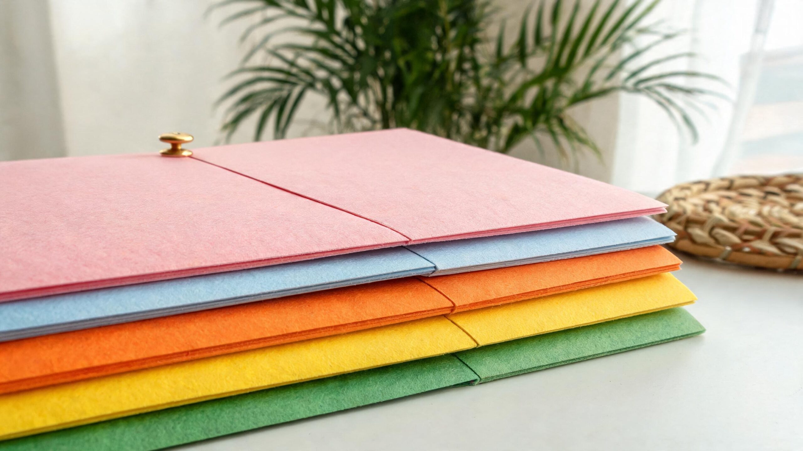 Stack of five colored cards representing different levels of published clinical evidence from strong RCT down to no evidence.